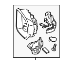76205TR4A21 - Body: Mirror Housing for Honda: Civic Image