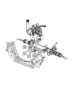 68019859AH - : P/s Pressure Hose Assembly for Mopar Image