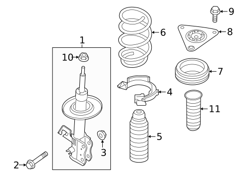 Struts & Components for 2021 Nissan Qashqai #0