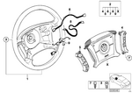 32306880601 - : Hub Cap, Airbag for BMW Image