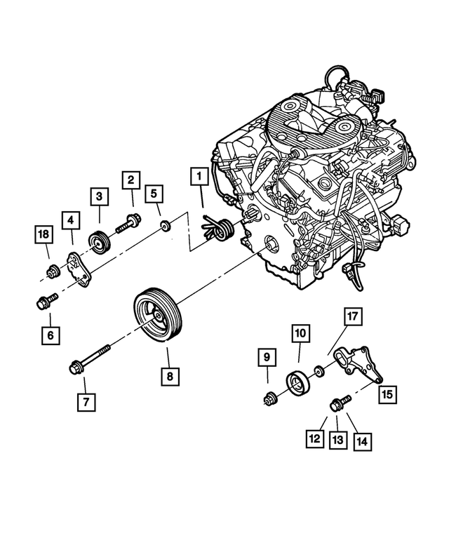 4792594AA - Cooling: Bushing for Mopar Image