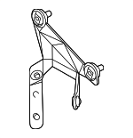 BBN232603A - Steering: Power Steering Pump Mount Bracket for Mazda: 3, 5 Image