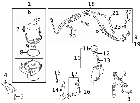Pump & Hoses for 2014 Mazda 5 #0
