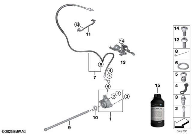 32727105744 - Clutch: Clutch Slave Cylinder -  for BMW-Motorrad Image