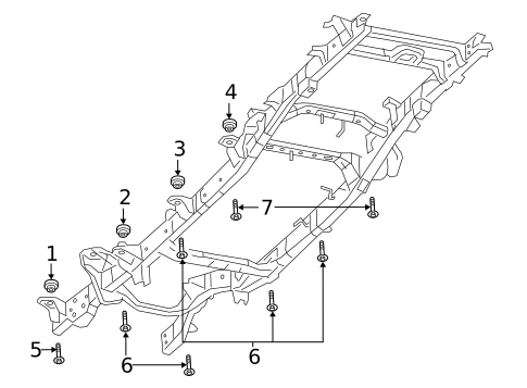 Frame & Components for 2022 Ram 3500 #5