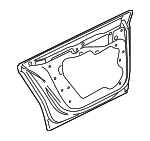 3C8833055E - Body: Door Shell for Volkswagen: CC Image