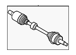 49500P0000 - Front Drive Axle: Axle Assembly for Hyundai Image