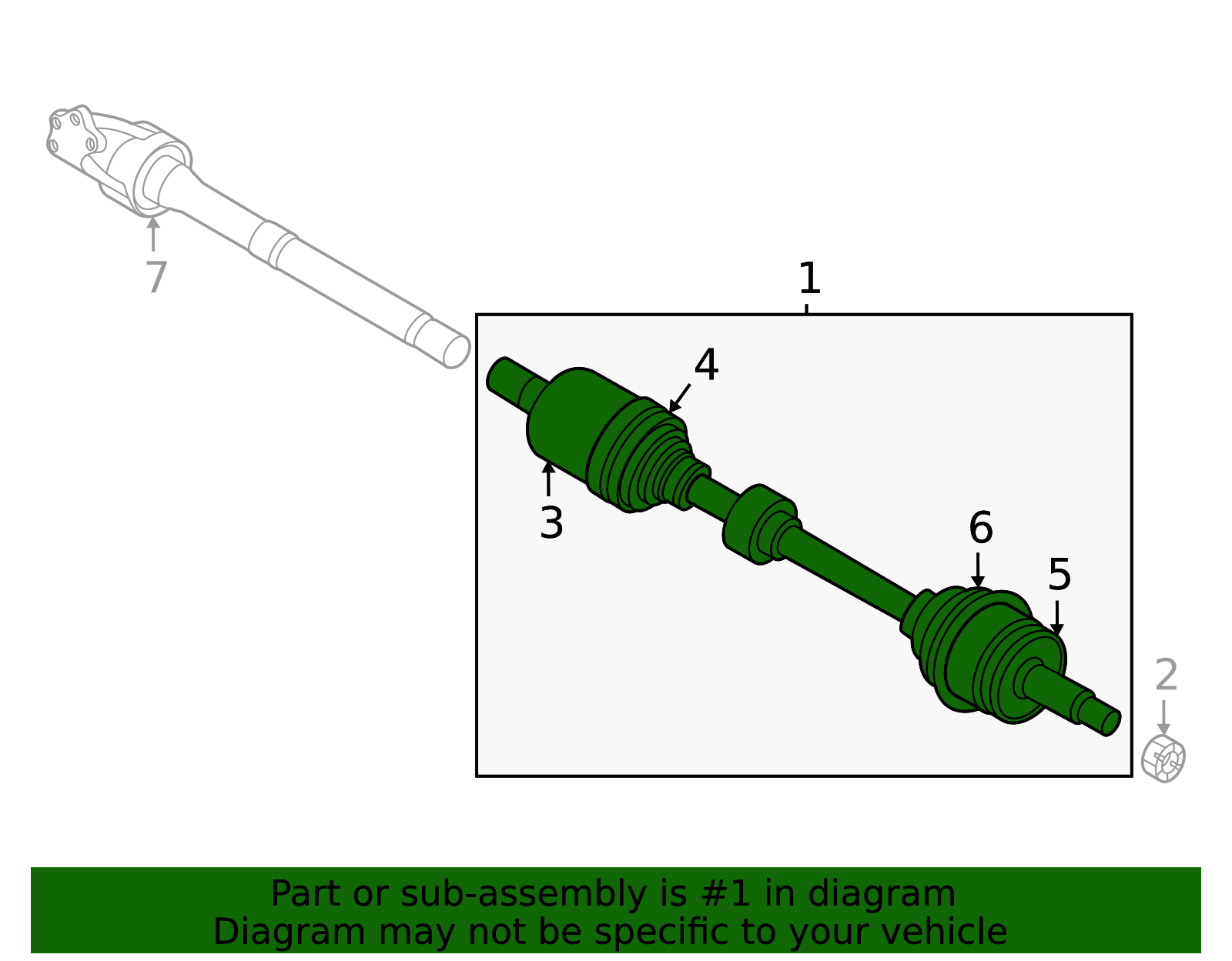 2022-2025 Hyundai Tucson Axle Assembly 49501-P0100 | OEM