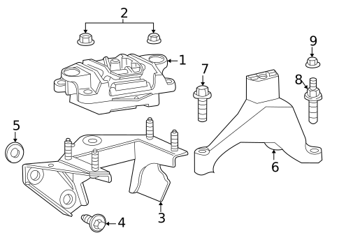 Trans Mounting for 2005 Jaguar X-Type #1