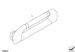 51167970593 - Individual Equipment: Handle, Anthracite for BMW: 745i, 745Li, 750i, 750Li, 760i, 760Li Image image