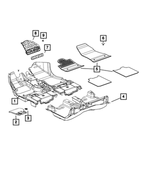 68122346AA - Interior Trim: Retaining Button for Mopar Image