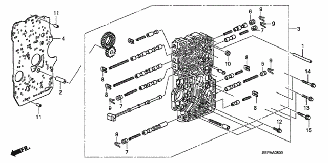 AT Main Valve Body for 2008 Acura TL #0