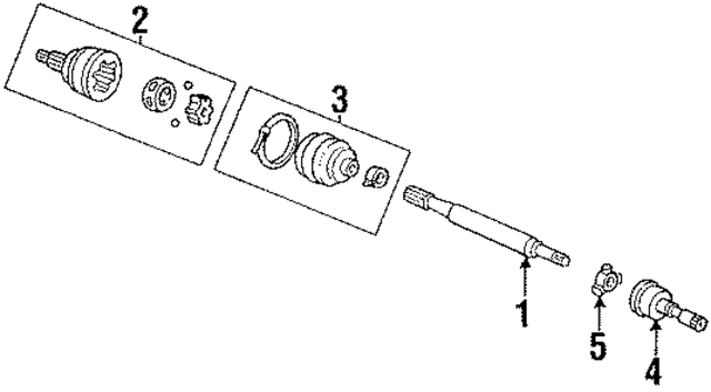 4367017 - Driveline &amp; Axles: Drive Shaft Snap Ring for Mopar Image