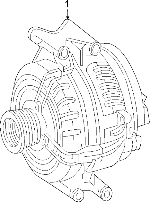 Alternator for 2022 Mercedes-Benz Metris #0