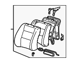 7143033620C0 - : Seat Back Assembly for Lexus: ES300 Image