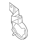 8D0906615B - Emission System: Bracket for Audi: A6, A6 Quattro Image