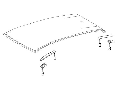 Exterior Trim - Roof for 2020 Lexus UX200 #1
