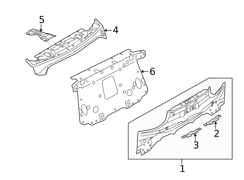 Rear Body for 2011 Nissan GT-R #0