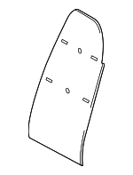 99152155100 - Body: Seat Back Reinforcement Plate for Porsche Image