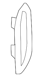 99152162101D20 - Body: Bezel for Porsche: 718 Boxster, 718 Cayman, 911, Boxster Image