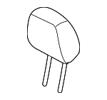 CE8Z54611A08CK - Body: Headrest, Outer for Ford: Fiesta Image