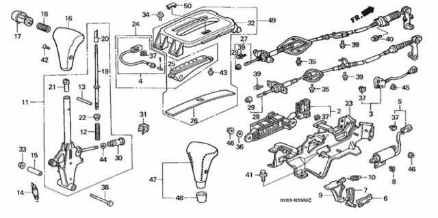 Select Lever for 1997 Acura CL #0