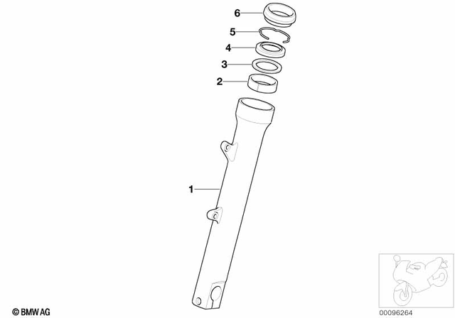 31427666227 - Front Axle, Front Suspension: Guide Bush -  for BMW-Motorrad Image