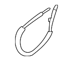 95B837017 - Body: Release Cable for Porsche Image