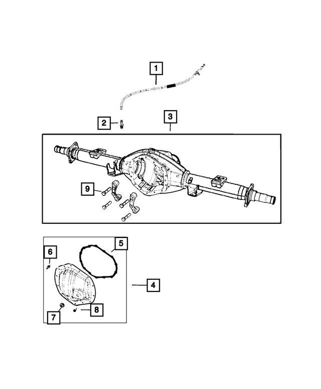 68004496AA - Differential and Drive Line: Axle Vent for Mopar Image
