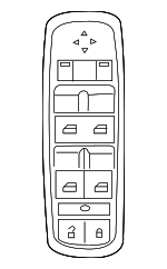 68590239AA - Body: Window Switch for Ram: 2500, 3500 Image
