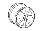 8J0601025CT - : 2011-2015 Audi - Wheel, Alloy for Audi: TT Quattro, TT RS Quattro, TTS Quattro Image