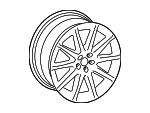 8J0601025AB - : Wheel, Alloy for Audi: TT, TT Quattro, TTS Quattro Image