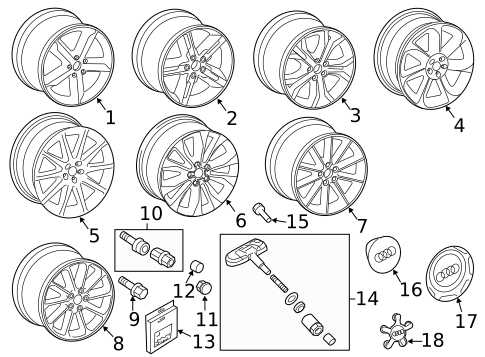 Wheels for 2012 Audi TT RS Quattro #1
