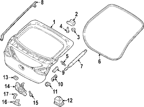 Liftgate for 2024 Hyundai Ioniq 5 #0