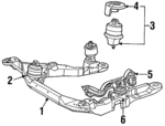 F7DZ6068AA - Engine: Isolator for Ford: Taurus | Mercury: Sable Image