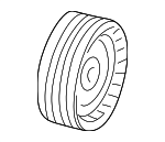 4356127 - Cooling System: Idler Pulley for Saab: 9-3, 9-5, 900 Image