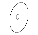 4752895 - Cooling System: Tension Pulley Washer for Saab: 9-3, 9-5 Image