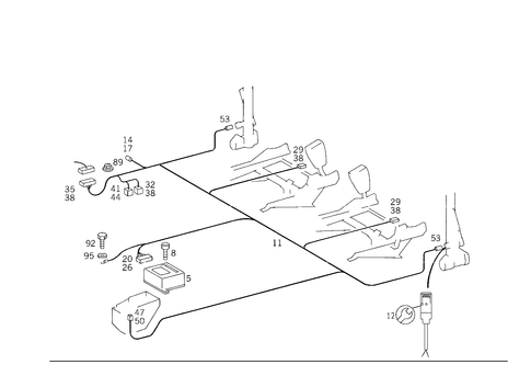 Belt Tensioner and Airbag for 1993 Mercedes-Benz 500SEL #0