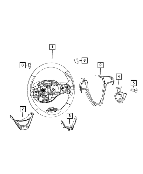 Steering Wheel for 2015 Jeep Grand Cherokee #0