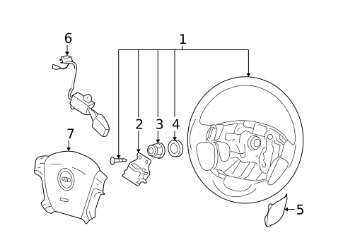 Steering Wheel & Trim for 2009 Kia Sportage #0