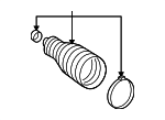 4514600096 - Steering: Tie Rod Boot for Smart Image