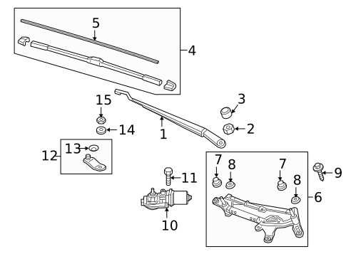 Wipers for 2017 Honda Fit #0