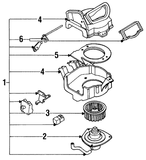 Blower for 1990 INFINITI Q45 #0