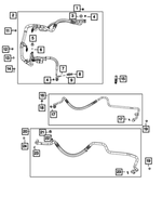68277009AC - Air Conditioners and Heaters: A/c Suction And Liquid Line for Mopar Image