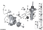 31216882598 - Front Axle: Carrier, Right for BMW Image