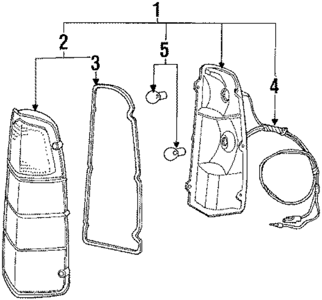 4163150 - Electrical: Tail Lamp Assembly for Mopar Image