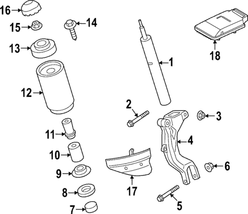 Shocks & Components for 2020 Porsche Cayenne #1