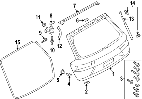 Gate & Hardware for 2025 Audi SQ7 #0