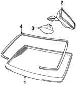 1W1Z5403100AB - : Windshield for Lincoln: Town Car Image