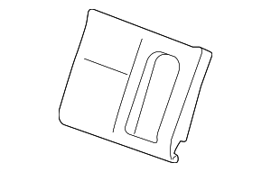 19123933 - Body: Seat Back Cover for GM Image